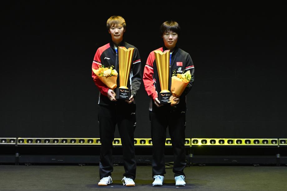 [图]王曼昱/蒯曼逆转 夺得WTT中国大满贯女双冠军正规配资十大排名