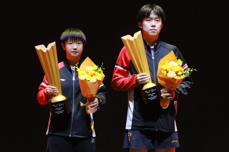 [图]WTT中国大满贯：王楚钦/孙颖莎夺得混双冠军正规配资平台app