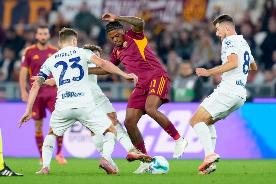 巴雷拉助攻博尼攻入关键球 国米1-0小胜罗马