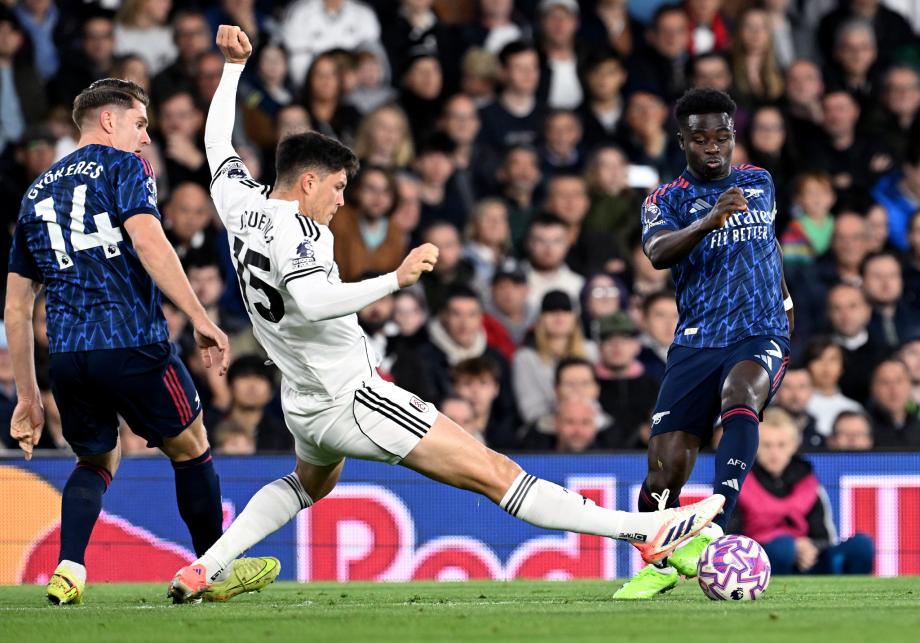 加布里埃尔助攻特罗萨德进球 阿森纳1-0富勒姆