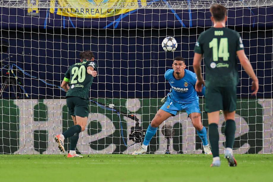 欧冠-哈兰德进球B席建功 曼城2-0比利亚雷亚尔