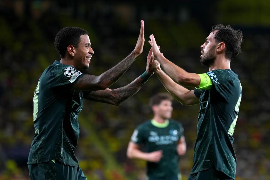 欧冠-哈兰德进球B席建功 曼城2-0比利亚雷亚尔