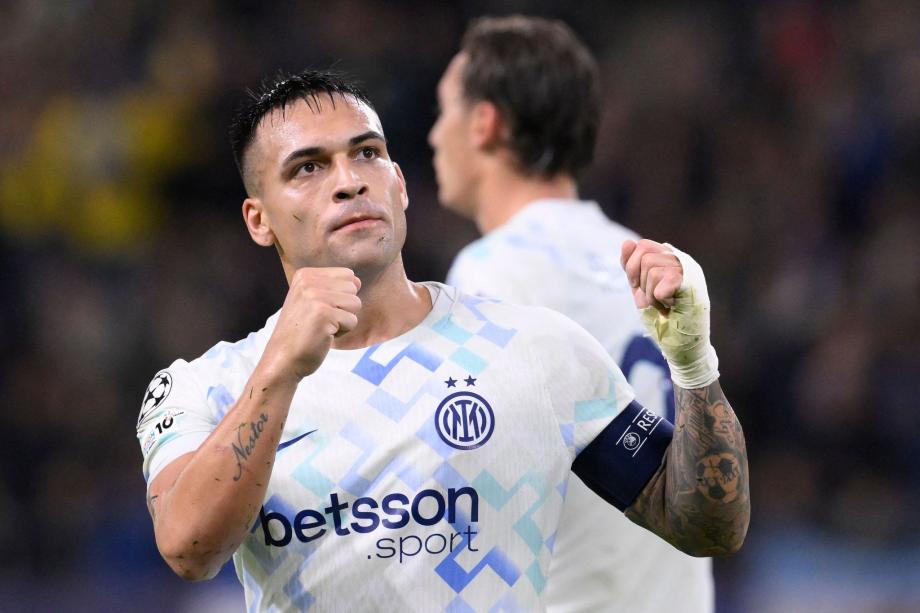 欧冠-劳塔罗破门皮奥2失空门 国米4-0圣吉罗斯