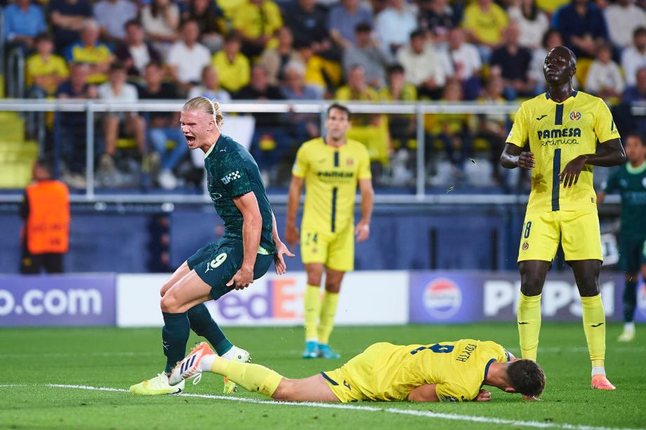 欧冠-哈兰德进球B席建功 曼城2-0比利亚雷亚尔