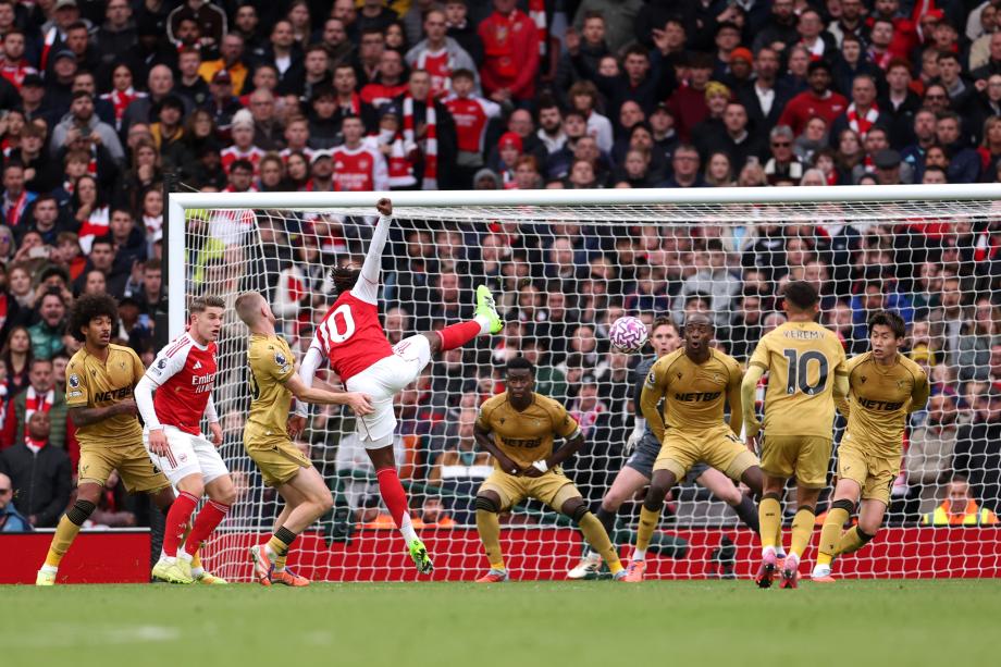 英超-卡拉菲奥里险送礼埃泽破门 阿森纳1-0水晶宫