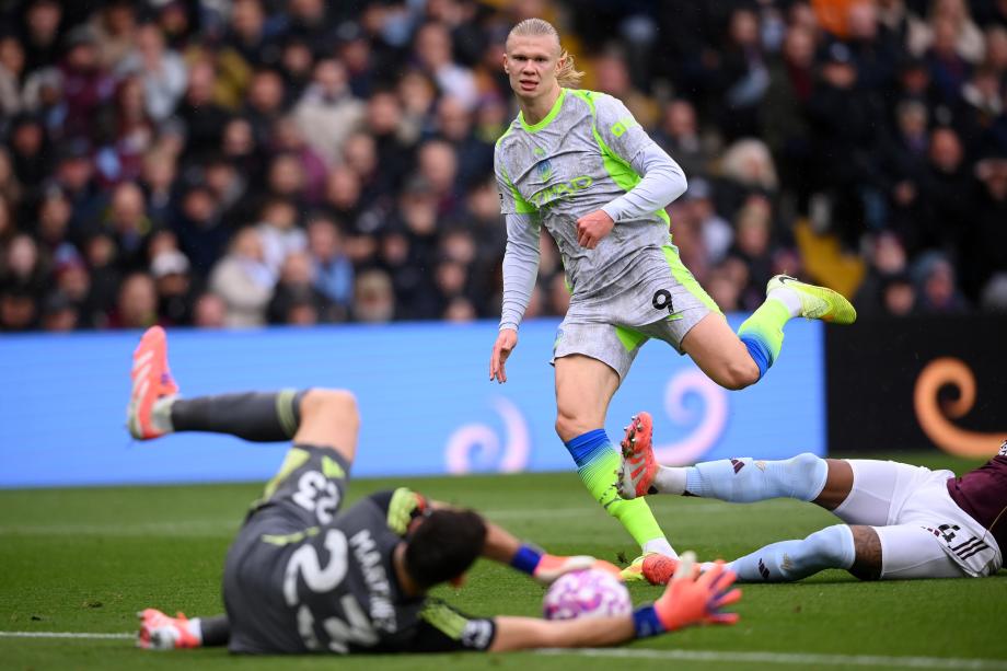 英超-哈兰德失单刀卡什制胜 曼城0-1维拉