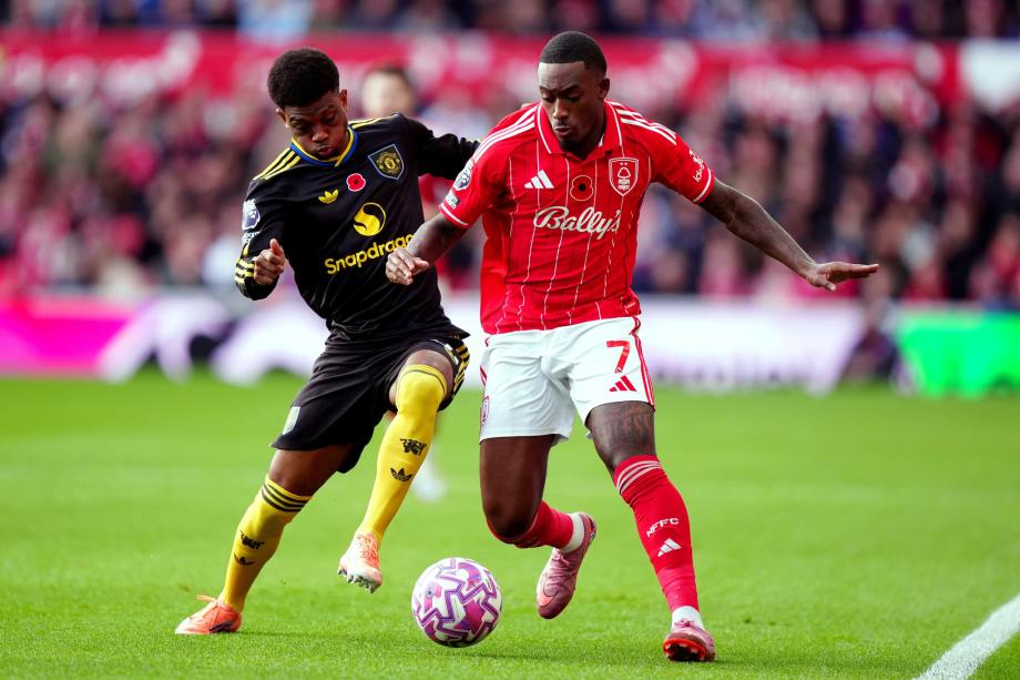 阿玛德世界波胖虎破门 曼联2-2诺丁汉森林