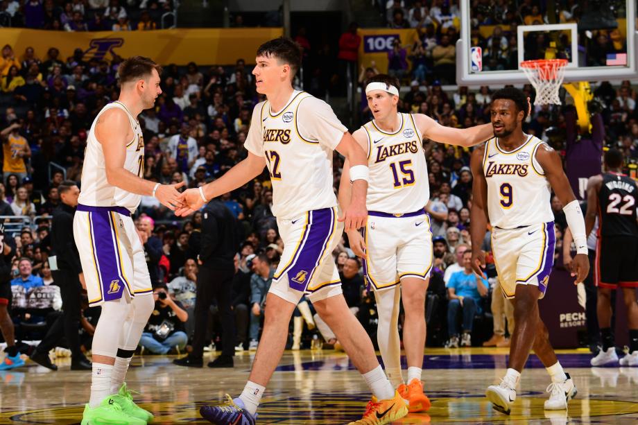 东契奇29+11+10里夫斯26+11 湖人力克热火