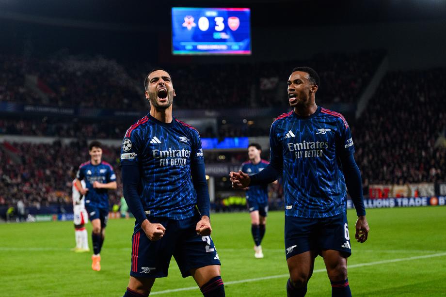 梅里诺双响 阿森纳3-0布拉格斯拉维亚获10连胜