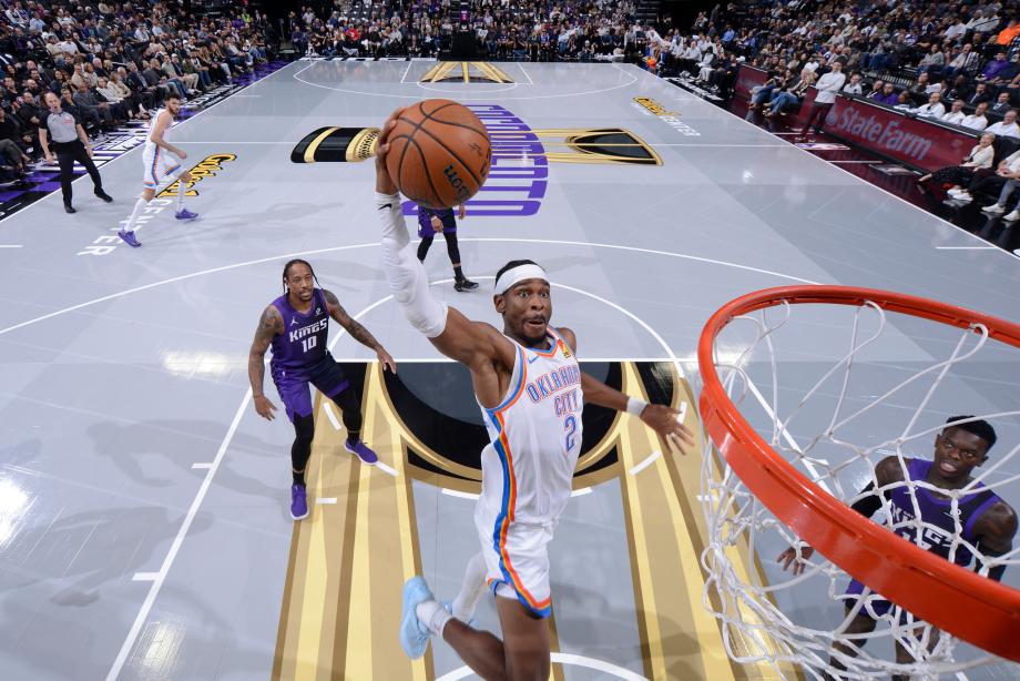 NBA杯-亚历山大30分威少24+9 雷霆轻取国王