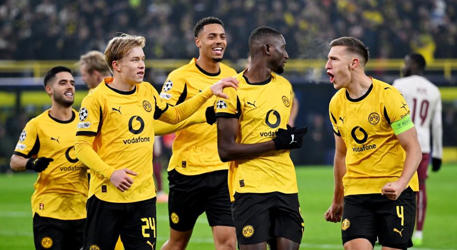 欧冠-吉拉西双响福伊特红牌 多特4-0比利亚雷亚尔