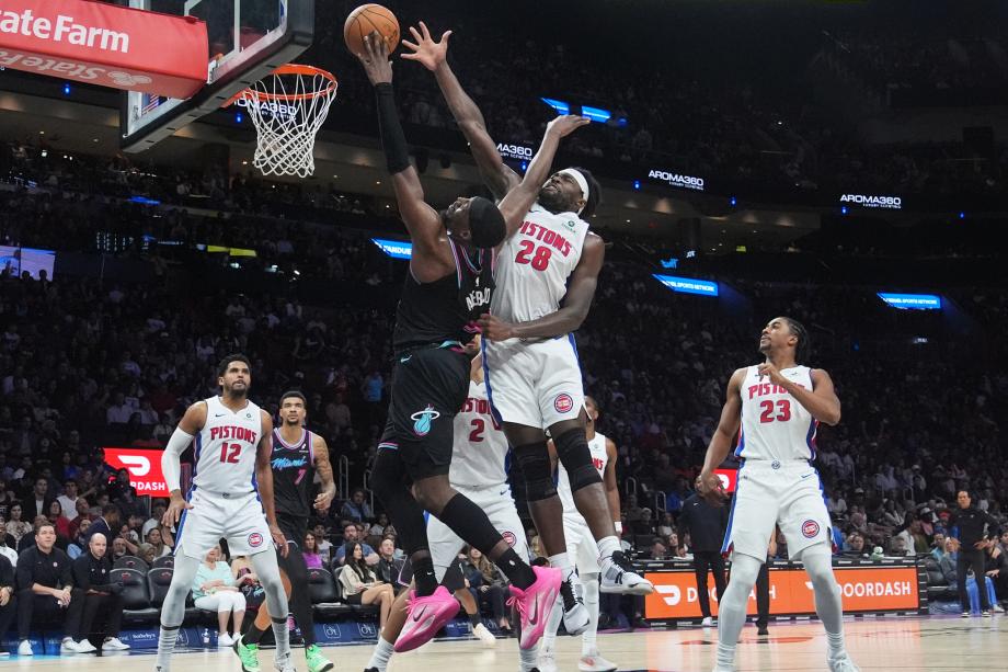 康宁汉姆29+8维金斯31+6 活塞终结热火6连胜