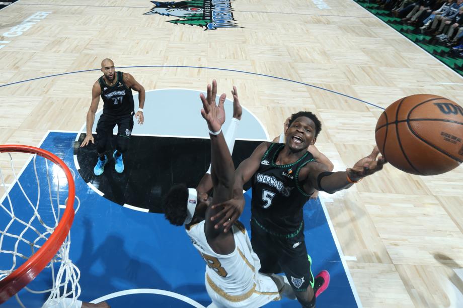 爱德华兹39+5布朗空砍41+6+7 森林狼力克绿军