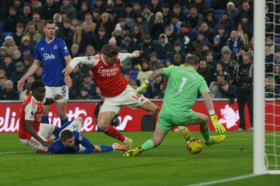 约克雷斯点射 阿森纳1-0埃弗顿2分优势领跑