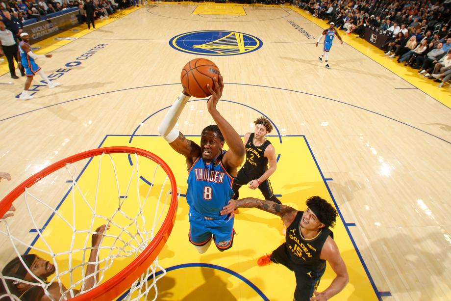 亚历山大30+7 雷霆客场37分大胜勇士豪取四连胜