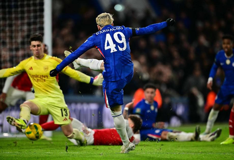 联赛杯-约克雷斯传射加纳乔双响 阿森纳3-2切尔西