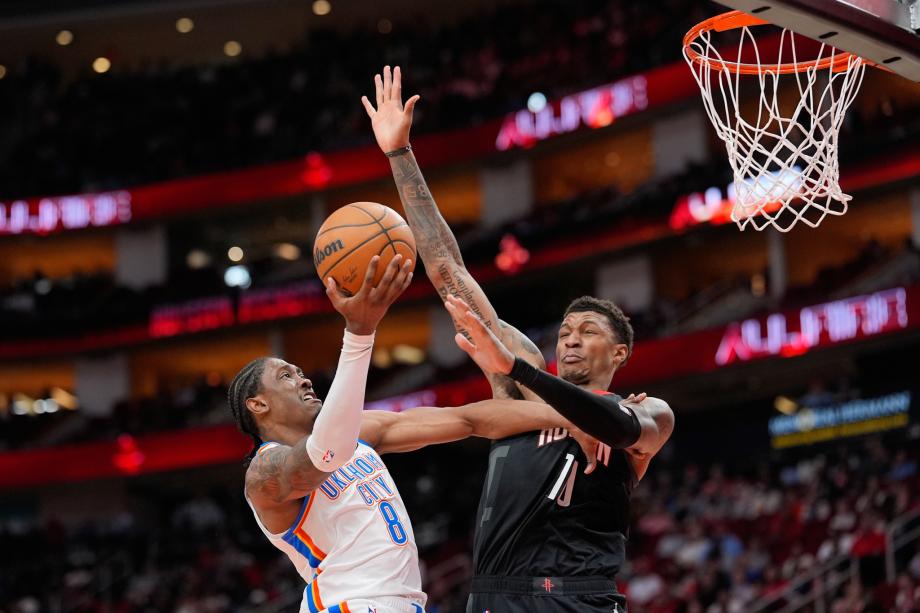 亚历山大20分杜兰特19+7 雷霆大胜火箭取五连胜