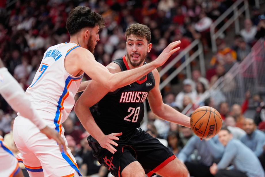 亚历山大20分杜兰特19+7 雷霆大胜火箭取五连胜