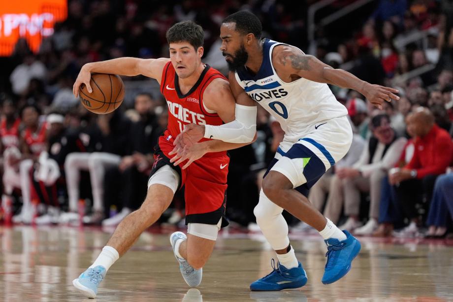 NBA-火箭险胜森林狼 爱德华兹缺阵杜兰特轰39分