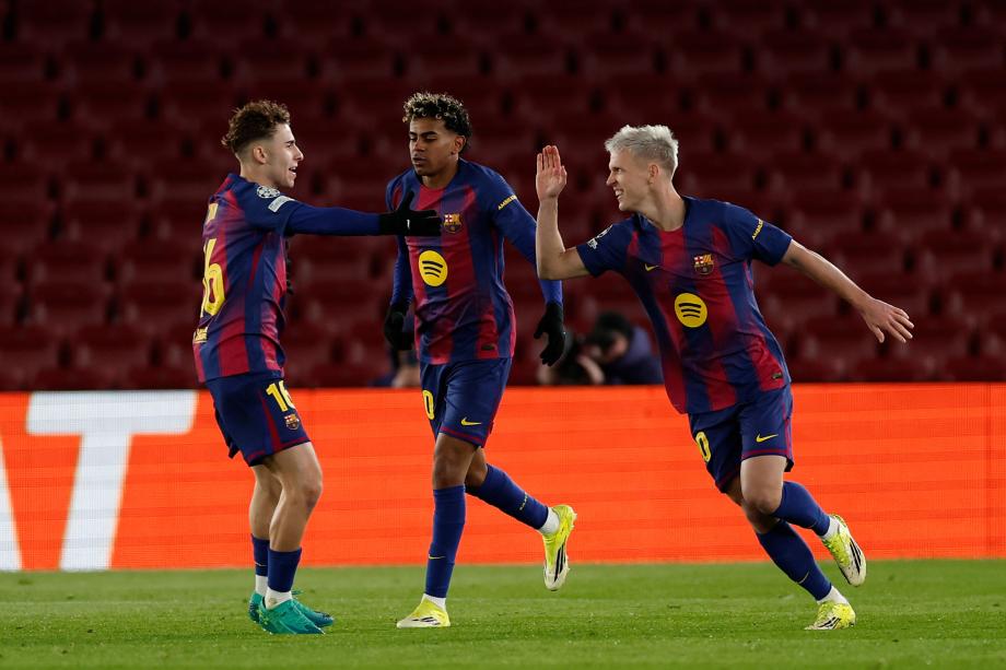 欧冠-亚马尔传射 巴萨4-1逆转哥本哈根晋级16强