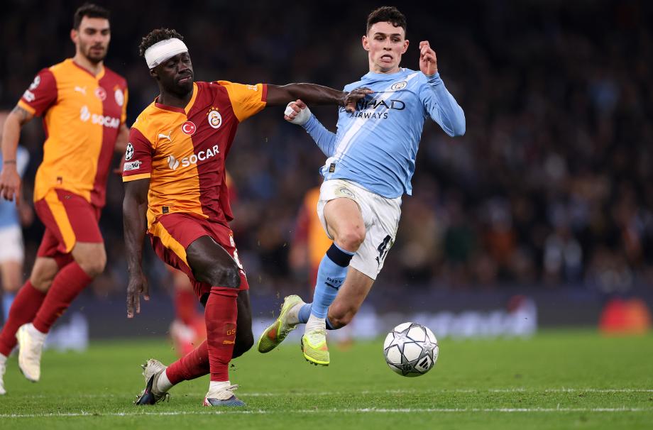 欧冠-曼城2-0加拉塔萨雷排名第8惊险晋级