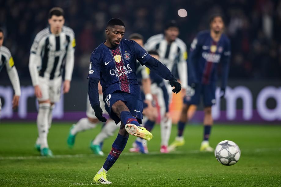 欧冠-维蒂尼亚远射闪击登贝莱失点 巴黎1-1纽卡