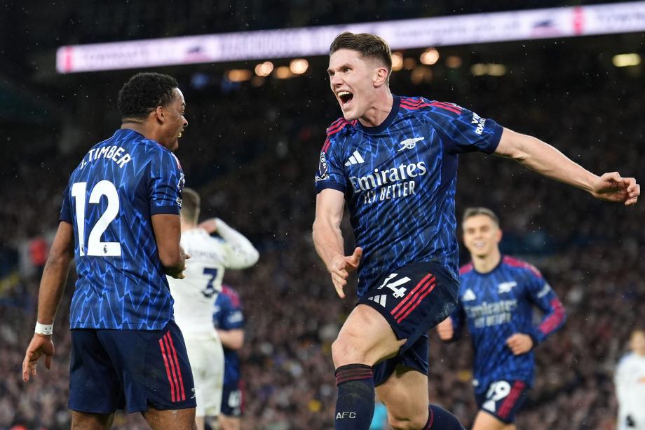 英超：哲凯赖什破荒热苏斯建功 阿森纳4-0大胜利兹联