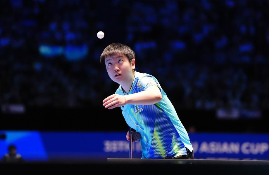 [图]乒乓球亚洲杯：孙颖莎3-1逆转金娜英晋级配资门户导航网