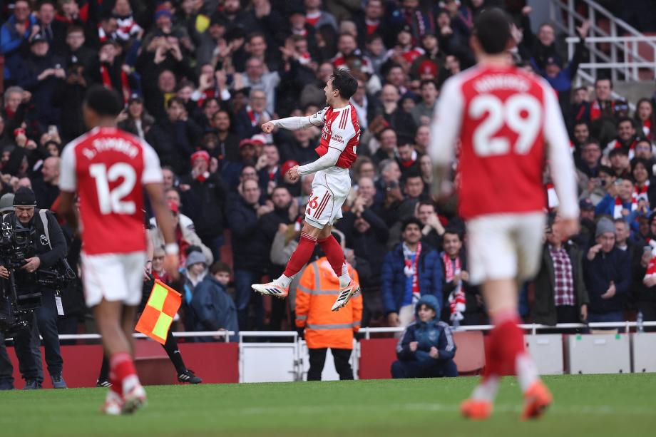 英超-苏比门迪破门约克雷斯两球 阿森纳完胜