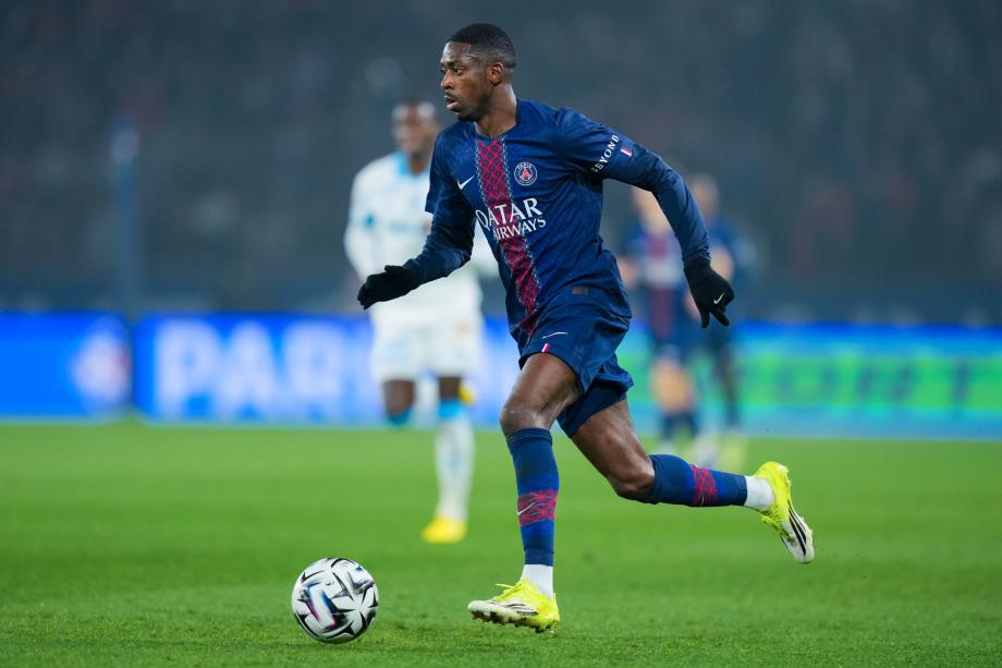 法甲-登贝莱2射1传 巴黎圣日耳曼5-0大胜马赛