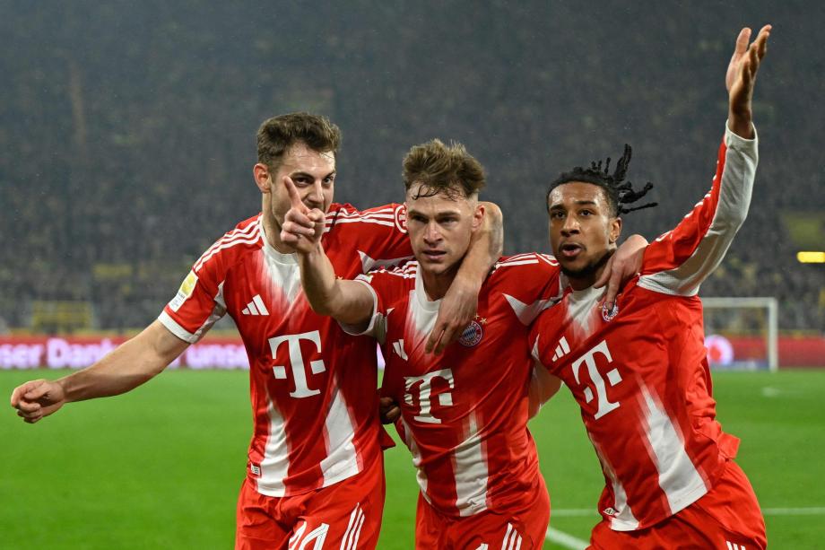 基米希绝杀凯恩双响 拜仁3-2逆转多特蒙德