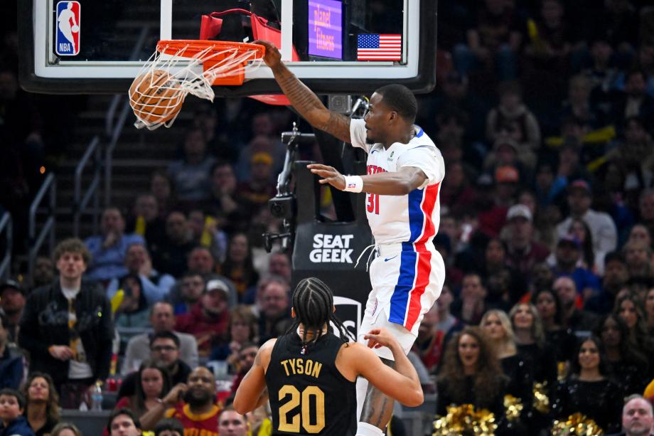 杜伦24+14泰森22+4 骑士战胜活塞喜迎连胜