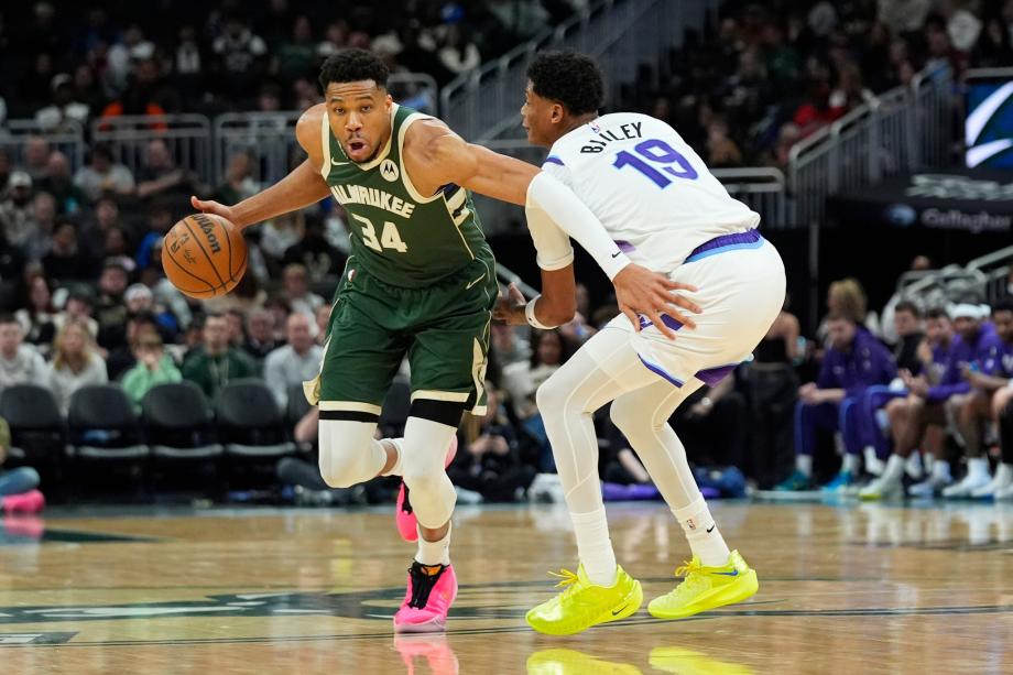 字母哥27+9+8乔治22+4 雄鹿力克爵士终结4连败