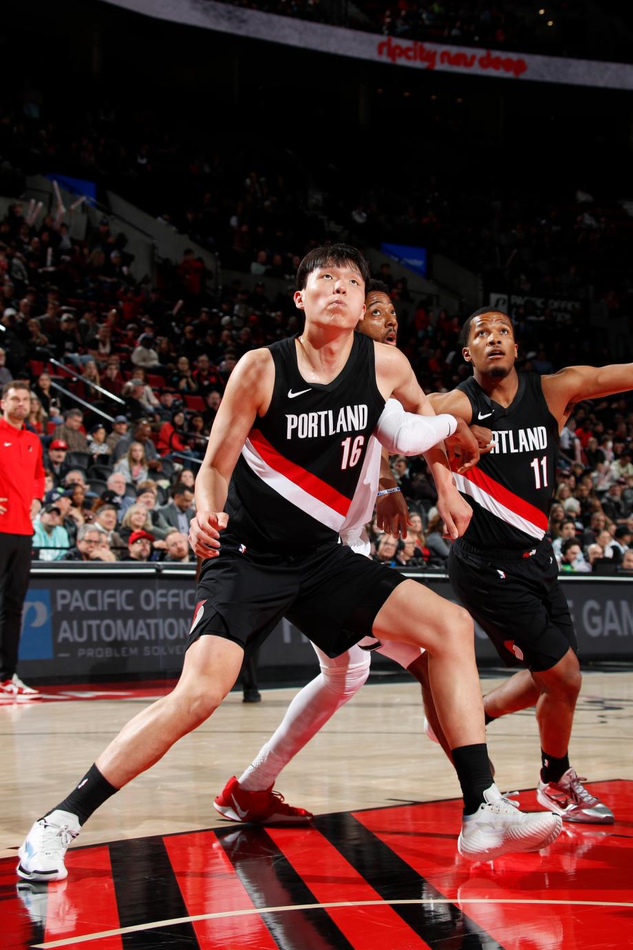 杨瀚森4+3卡马拉9记三分35分 开拓者狂胜篮网