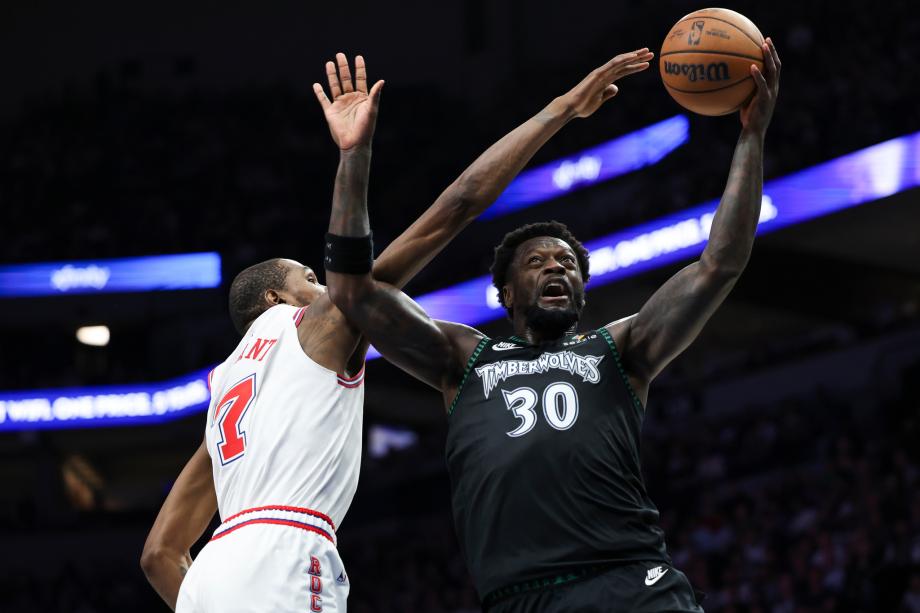 兰德尔准绝杀 森林狼加时逆转火箭