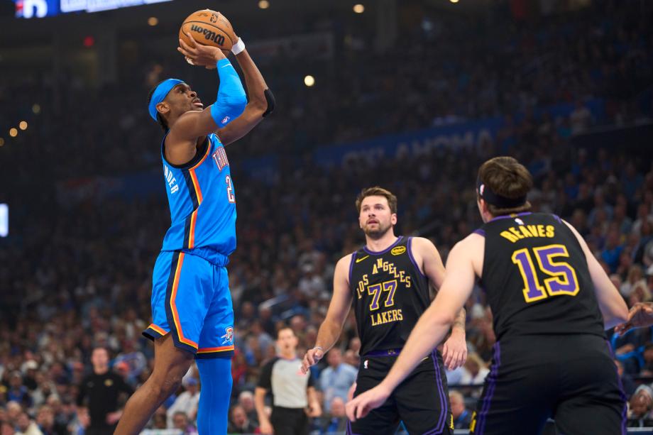 亚历山大28+7东契奇伤退 雷霆大胜湖人喜迎四连胜