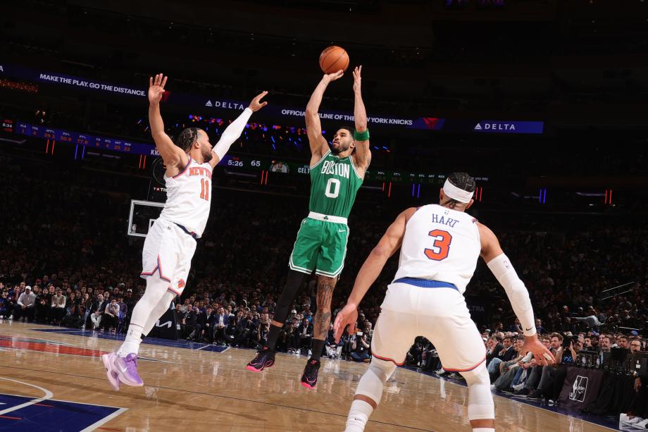 布伦森25+10塔图姆24+13+8 尼克斯险胜凯尔特人