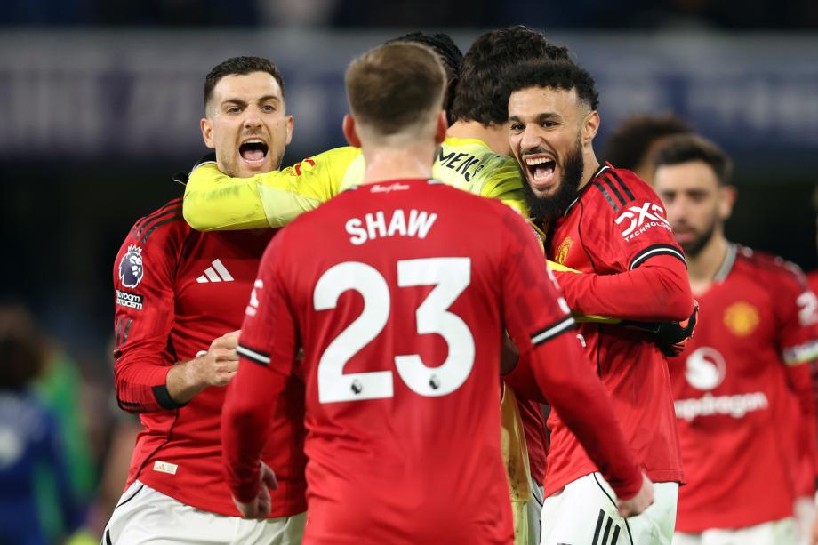 英超-B费助攻库尼亚破门 曼联1-0送切尔西4连败