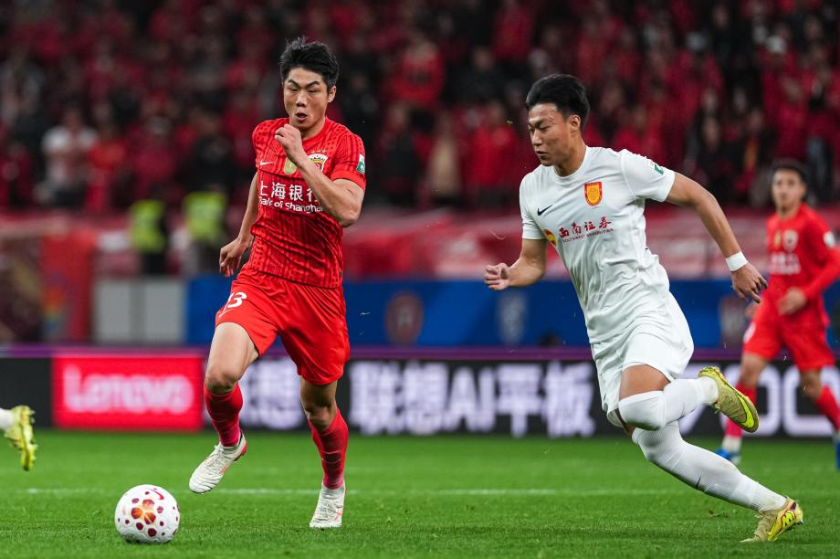 中超-陈纯新连场破门 重庆铜梁龙2-1海港获4连胜