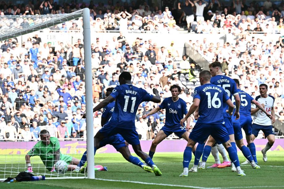 英超-保级成功！热刺1-0埃弗顿第17名收官
