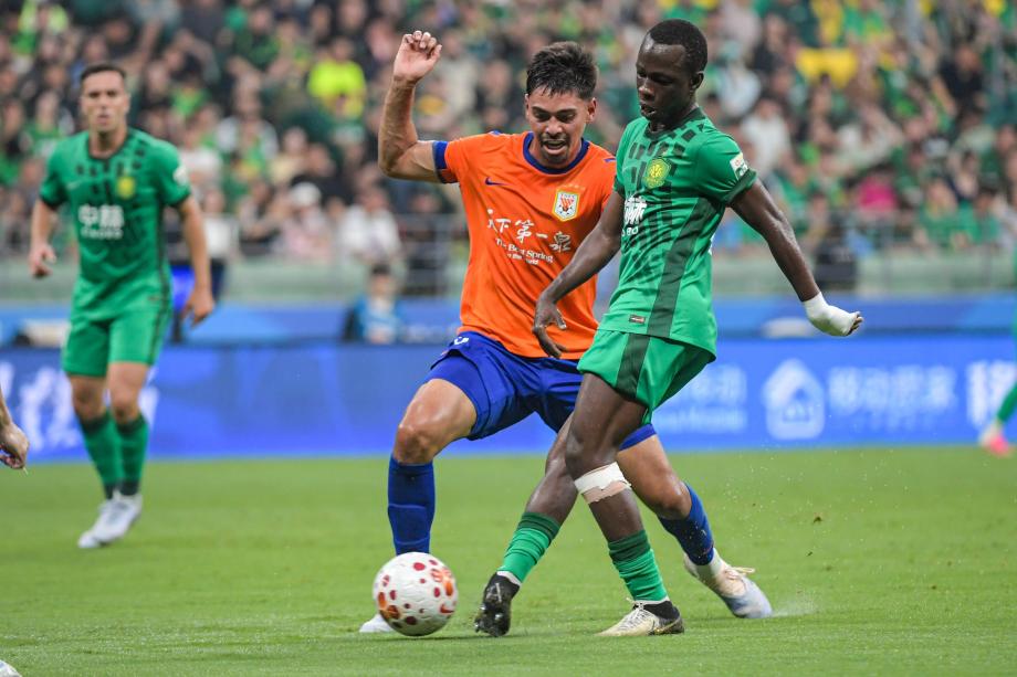 中超-塞尔吉尼奥、林良铭破门 国安2-0泰山