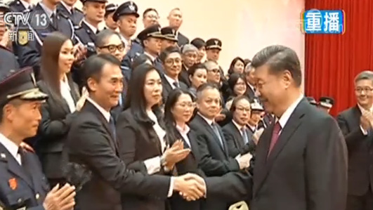 习近平会见澳门特别行政区纪律部队代表