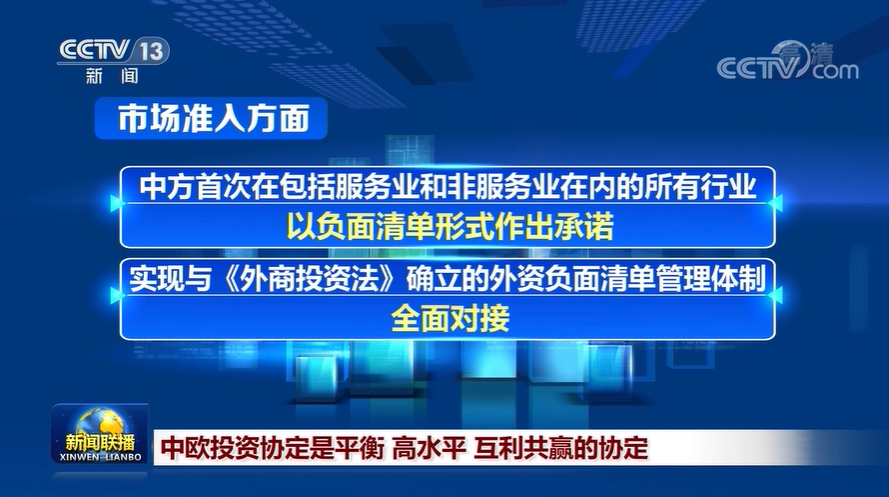 中欧投资协定是平衡 高水平 互利共赢的协定