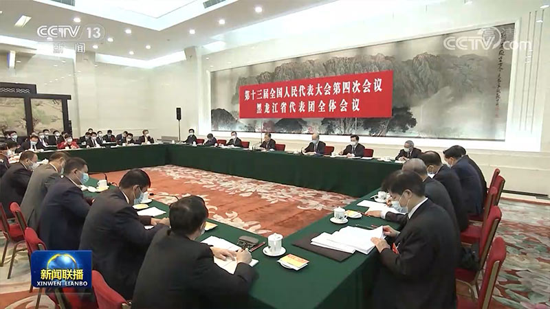 赵乐际参加黑龙江代表团审议