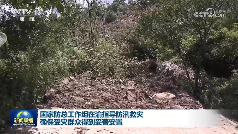 国家防总工作组在渝指导防汛救灾 确保受灾群众得到妥善安置
