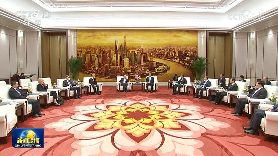 蔡奇会见美国黑石集团董事长兼首席执行官