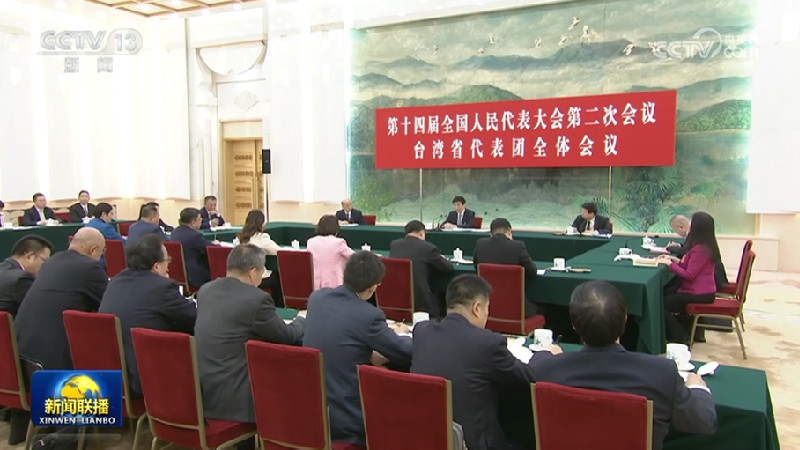 王沪宁参加台湾代表团审议