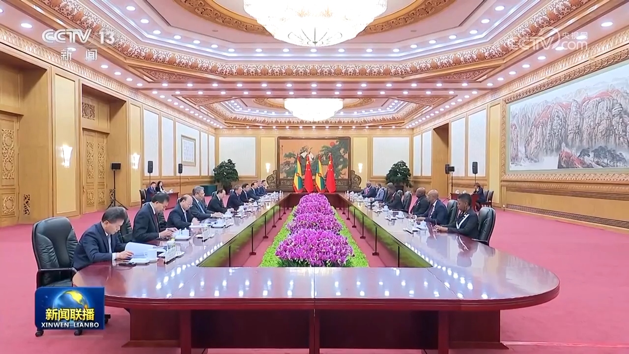 李强同格林纳达总理会谈