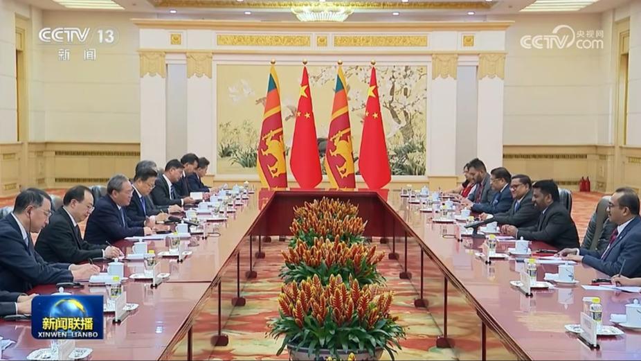 李强会见斯里兰卡总统