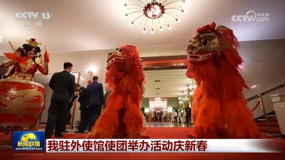 我驻外使馆使团举办活动庆新春